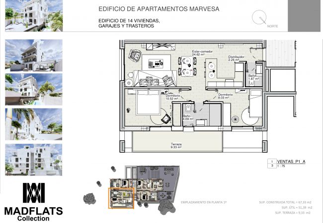 Nueva construcción en Torremolinos - TORREMOLINOS-Edificio Apartamentos Saltillo Bajo  Nueva construcción en Torremolinos - TORREMOLINOS-Edificio Apartamentos Saltillo Bajo