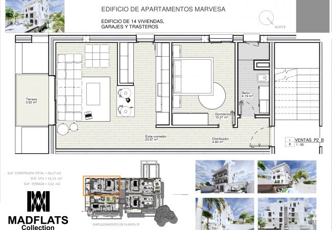Nueva construcción en Torremolinos - TORREMOLINOS-Edificio Apartamentos Saltillo Bajo  Nueva construcción en Torremolinos - TORREMOLINOS-Edificio Apartamentos Saltillo Bajo